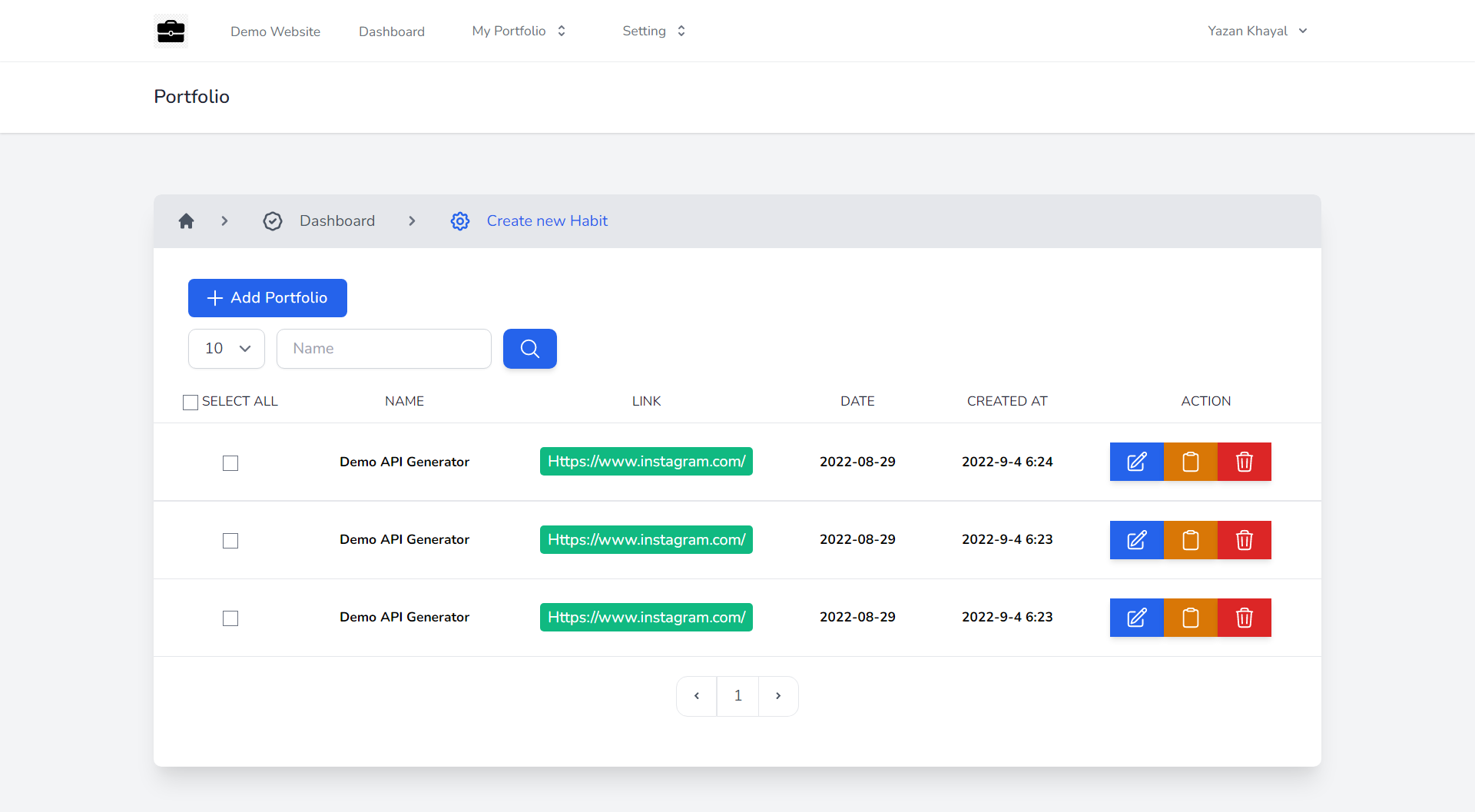 My Portfolio Vue